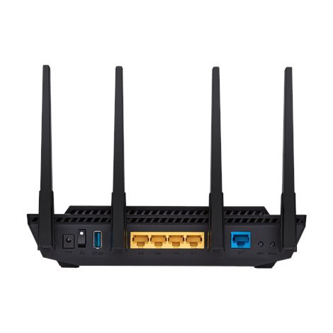 Asus | Wireless Wifi 6 Dual Band Gigabit Router | RT-AX58U | 802.11ax | 2402+574 Mbit/s | 10/100/1000 Mbit/s | Ethernet LAN (RJ- - 2
